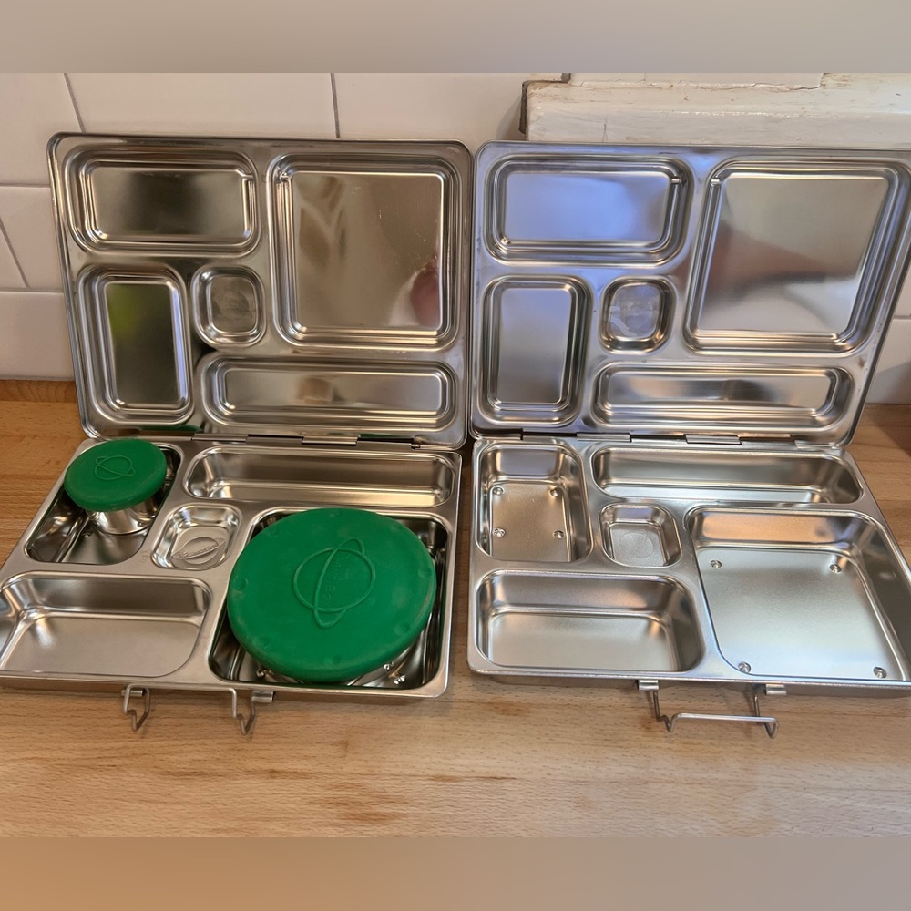 Two Rover planet box stainless steel lunchboxes